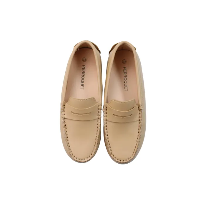 Earrings Perroquet Shoes Perroquet Shoes Leather Penny Loafers Tan