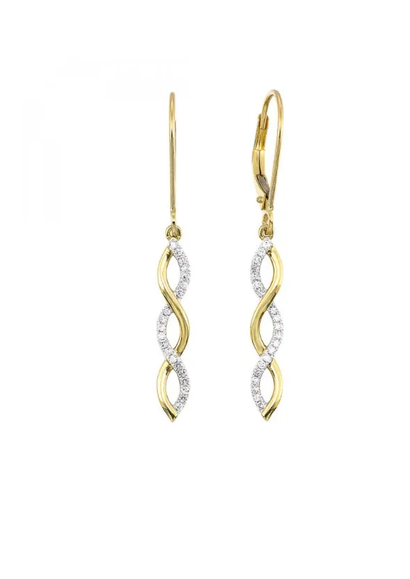 GemsOne Earrings 10K YG Diamond Earrings ER110611YSC