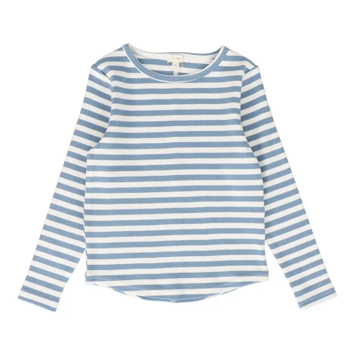 Lil Legs Girls Striped TShirt Long Sleeve Striped Printed Weekday Collection Lil Legs Earrings