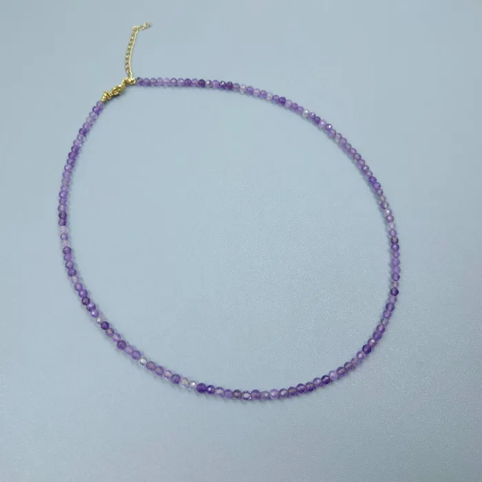 Necklaces Elegant Gemstone Faceted Bead Necklace Gypsy Soul