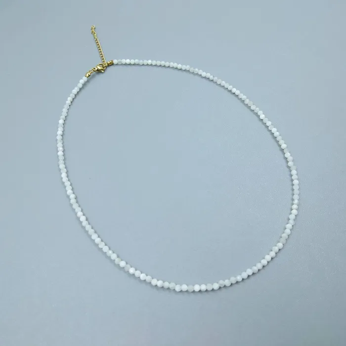 Necklaces Elegant Gemstone Faceted Bead Necklace Gypsy Soul
