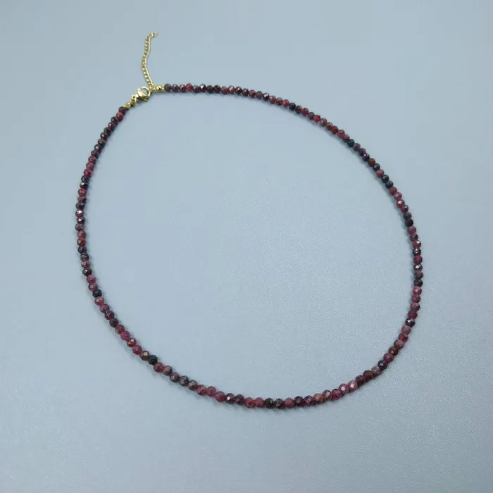 Necklaces Elegant Gemstone Faceted Bead Necklace Gypsy Soul