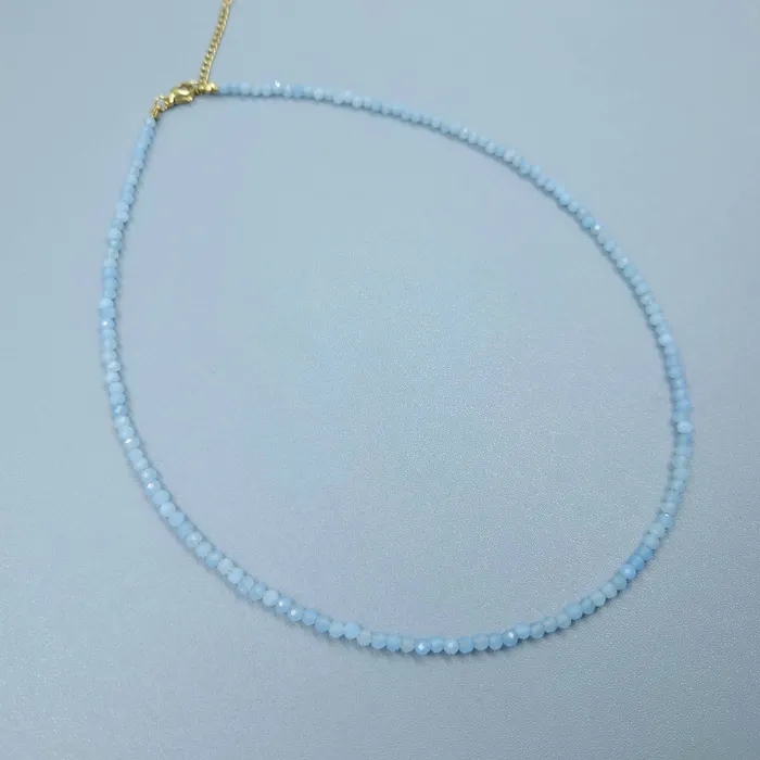 Necklaces Elegant Gemstone Faceted Bead Necklace Gypsy Soul