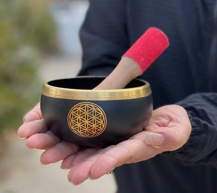 Necklaces Lungta Imports Flower Of Life Singing Bowl