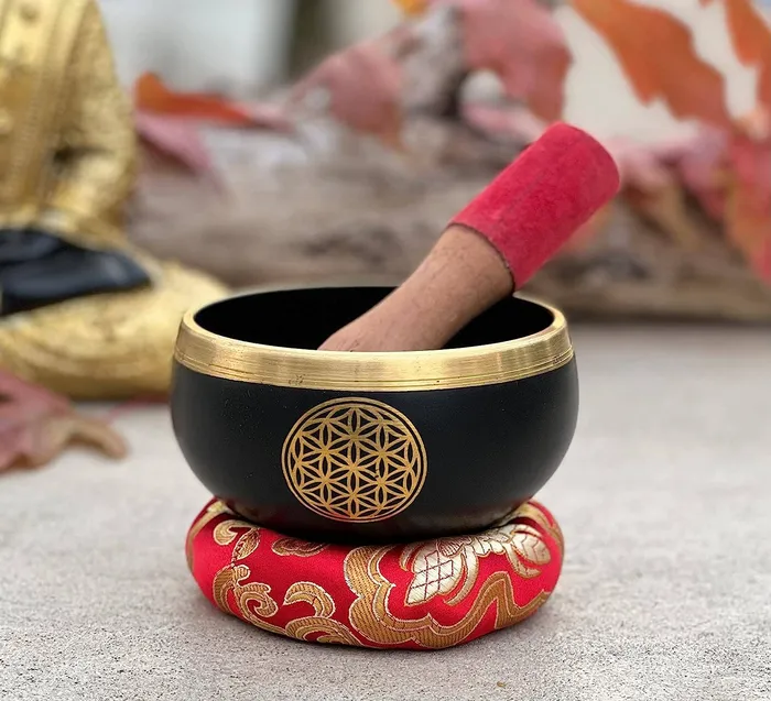 Necklaces Lungta Imports Flower Of Life Singing Bowl