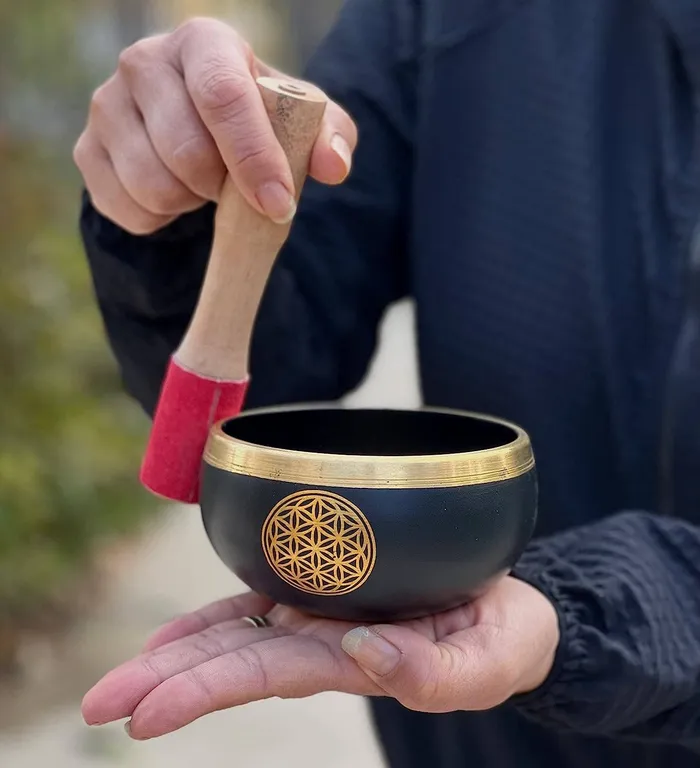 Necklaces Lungta Imports Flower Of Life Singing Bowl