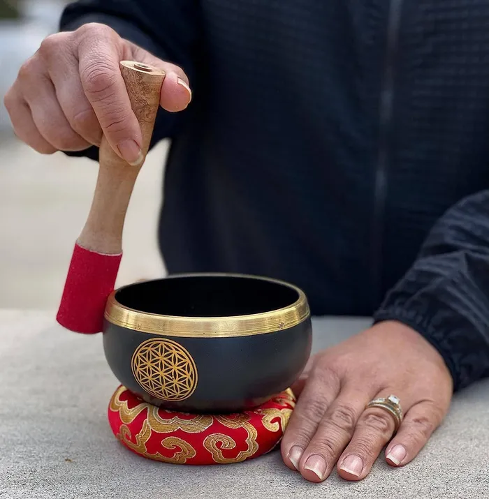 Necklaces Lungta Imports Flower Of Life Singing Bowl