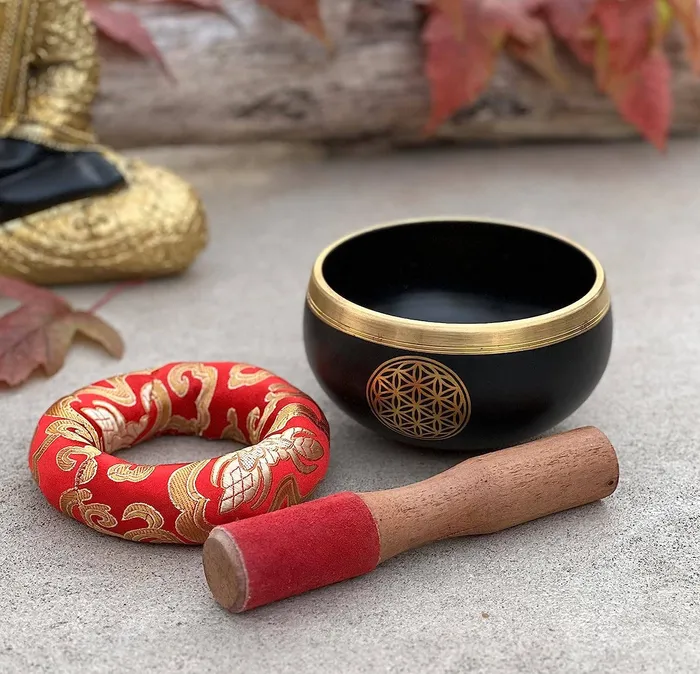 Necklaces Lungta Imports Flower Of Life Singing Bowl
