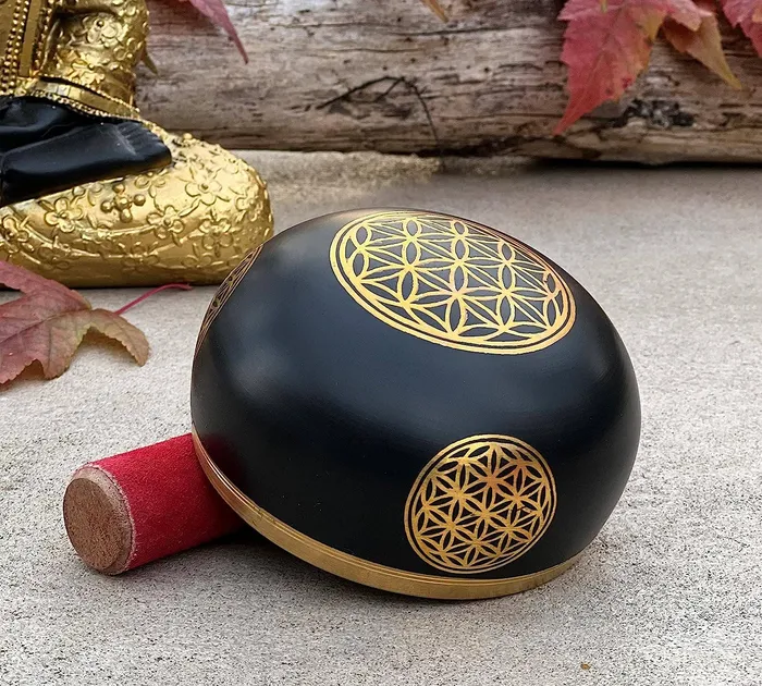 Necklaces Lungta Imports Flower Of Life Singing Bowl