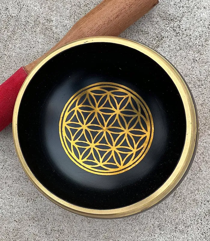 Necklaces Lungta Imports Flower Of Life Singing Bowl