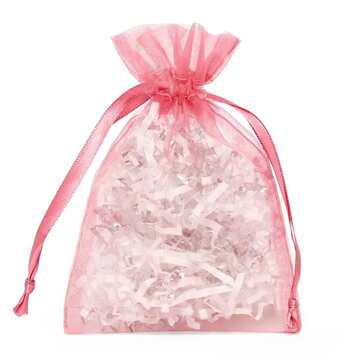 Paper Mart Necklaces Gift Bags Flat Organza 2 x 3