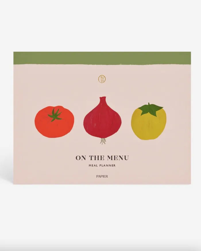 Papier Earrings Vegetable Medley Meal Planner