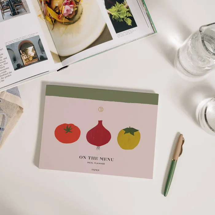 Papier Earrings Vegetable Medley Meal Planner