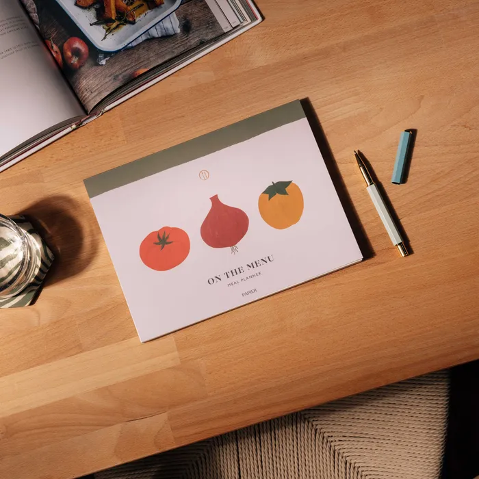 Papier Earrings Vegetable Medley Meal Planner