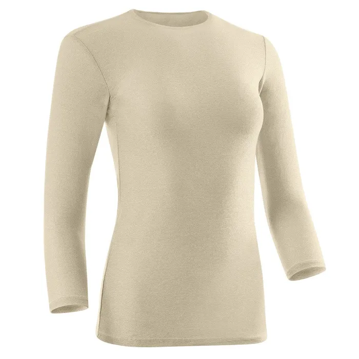 PreStyled Sets PBJ Ladies Shimmer 34 Sleeve Shell Gold Pea Bee Jae