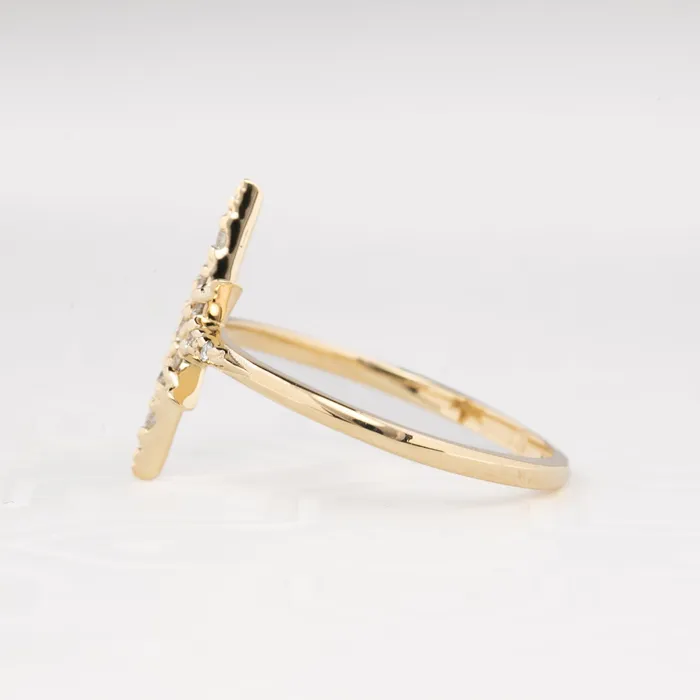 Rings Starburst Diamond Ring Large Envero Jewelry