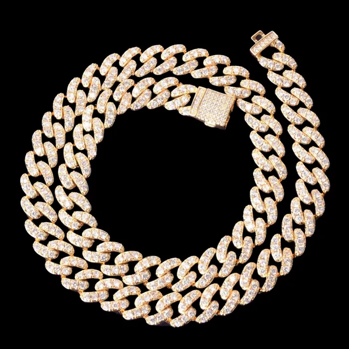 10MM Tennis Cut Stones Iced Out Diamond Necklace Bracelet Set TENNIS CUT Bracelets