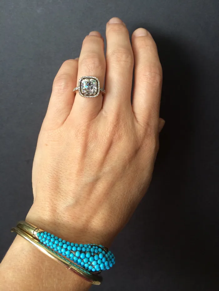 Bracelets Bell Bird Antiques Victorian Gold Turquoise Snake Bangle