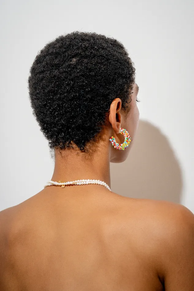 Earrings Crystal Haze Jewelry Tuttifrutti Hoops