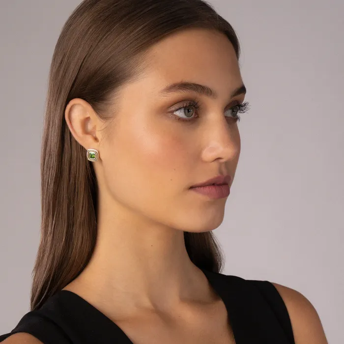 Earrings Rittenhouse Peridot Stud Earrings LAGOS