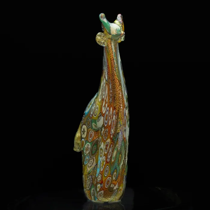 Giraffe Murano Glass mosaic La Fornasotta Earrings