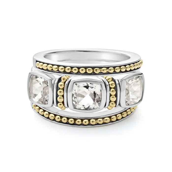 LAGOS Rings Rittenhouse White Topaz Stacking Rings