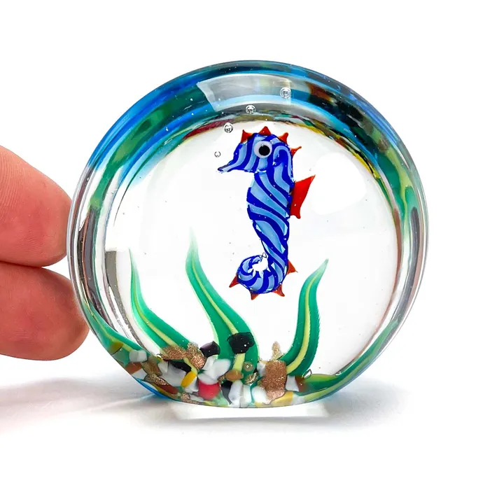 Necklaces Cimarosto Dimitri Aquarium miniature with sea horse