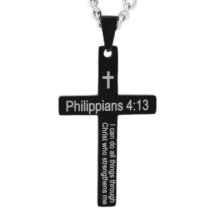 Necklaces I Can Do All Things Cross Necklace Forever Truth