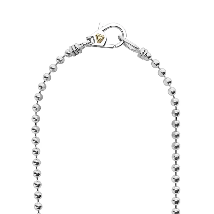 Necklaces LAGOS Caviar Icon Long TwoTone Caviar Beaded Necklace