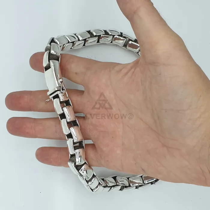 Necklaces silverwow 15mm Box Chain Silver Necklace