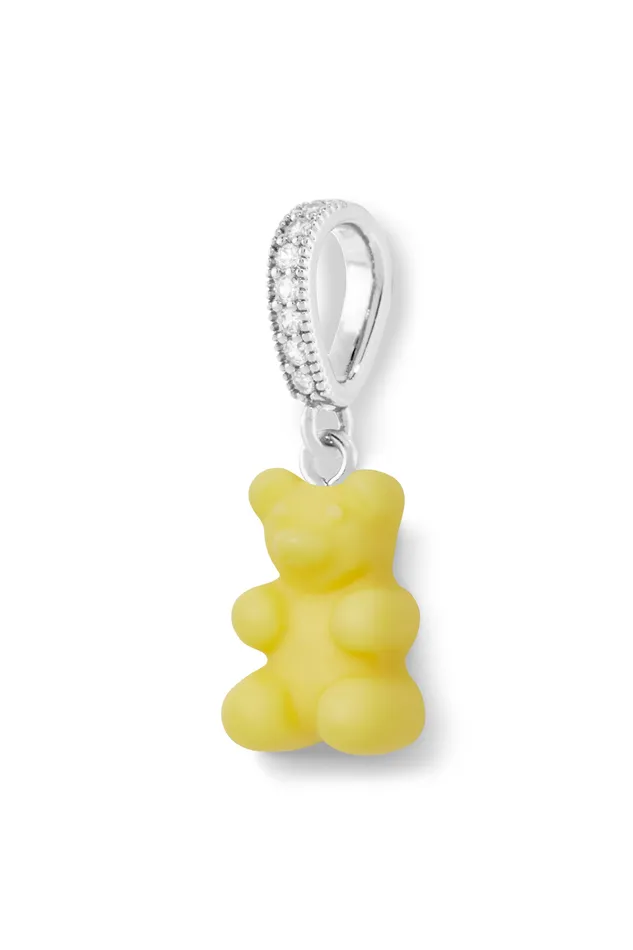 Nostalgia bear Pave connector Silver plated Lemonade Crystal Haze Jewelry Rings