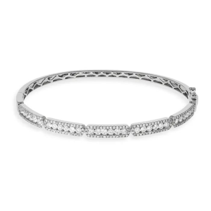 Polachecks Collection Bracelets Art Deco Diamond Bangle