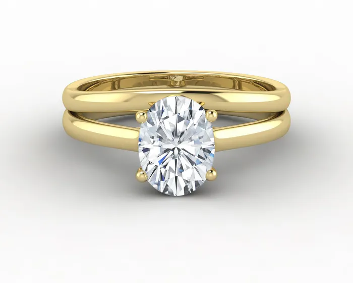 Rings Sapheena Jewelry Nora Matching Band for Oval Pear Asscher Princess Cushion