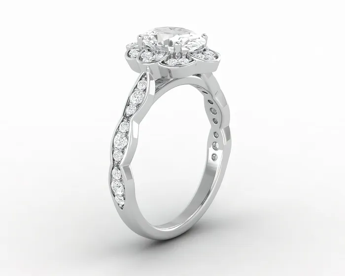 Rings Sapheena Jewelry Vivienne 10 Ct Oval Engagement Ring
