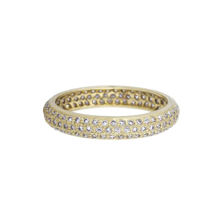Sethi Couture Rings Tire White Diamond Band