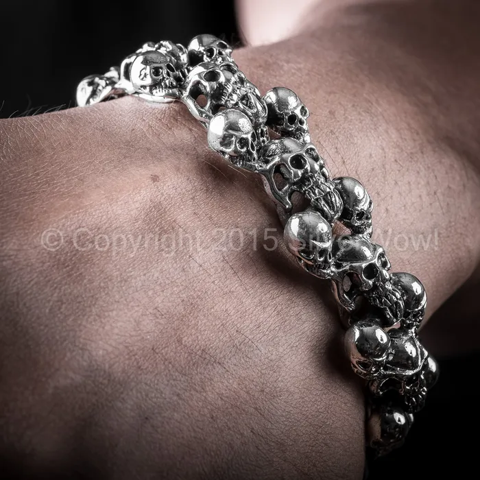 silverwow Bracelets Skull Bracelet KBB11