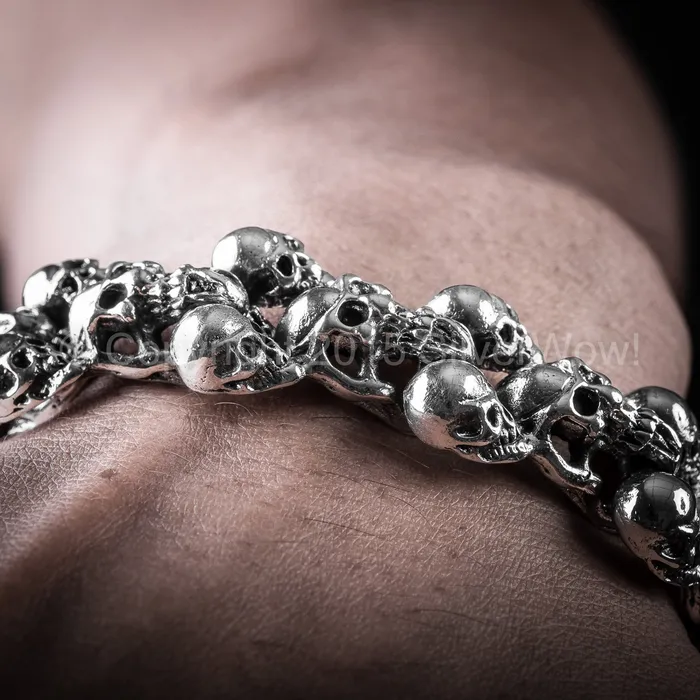 silverwow Bracelets Skull Bracelet KBB11