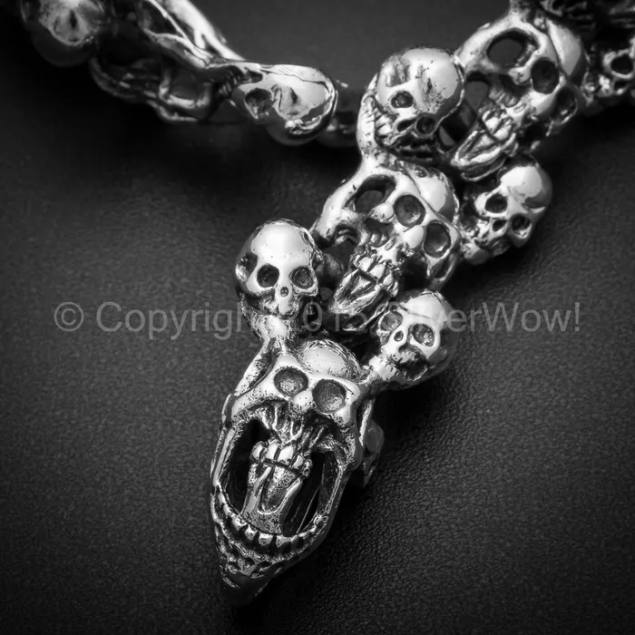 silverwow Bracelets Skull Bracelet KBB11