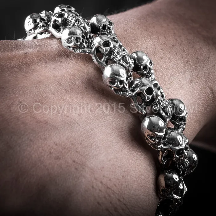 silverwow Bracelets Skull Bracelet KBB11