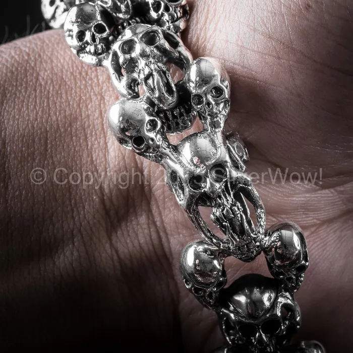 silverwow Bracelets Skull Bracelet KBB11