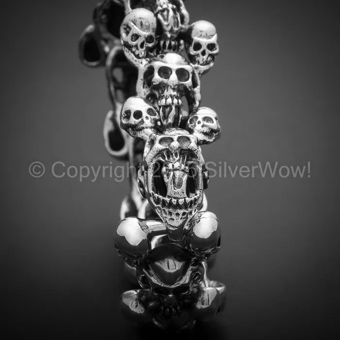 silverwow Bracelets Skull Bracelet KBB11
