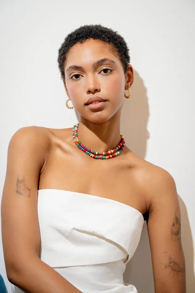 The Flirt Lariat Crystal Haze Jewelry Earrings