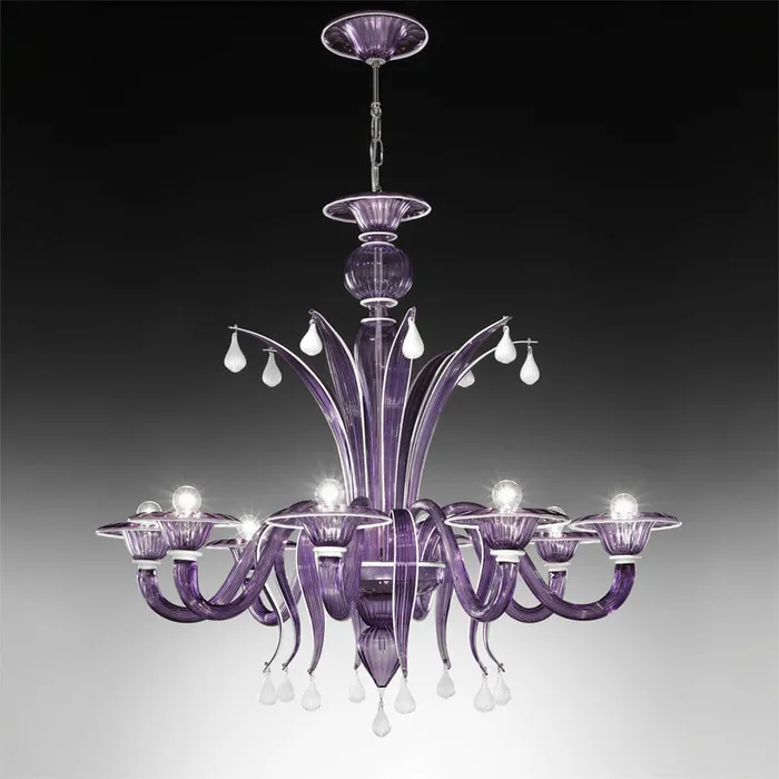 Voltolina Earrings Iris 8 lights chandelier