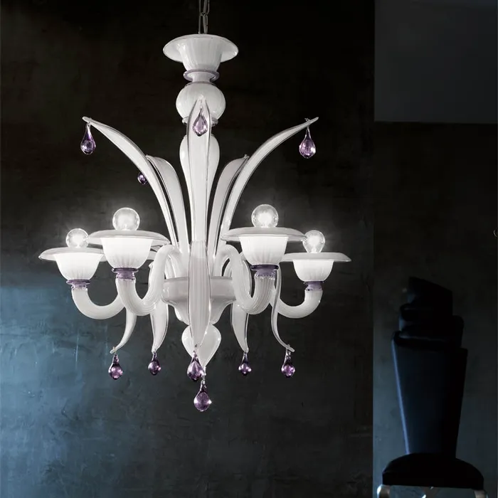 Voltolina Earrings Iris 8 lights chandelier