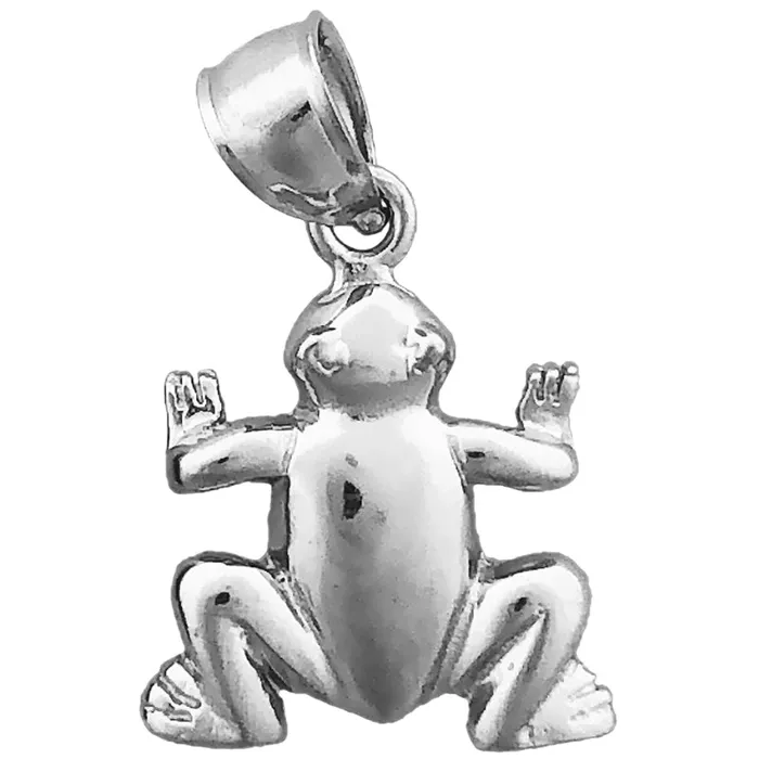 14K Gold Frog Charm Goldia Charm Necklaces
