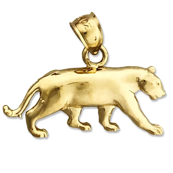 14K Gold Mountain Lion Cougar Pendant Goldia PreStyled Sets