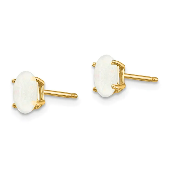 14k Opal Earrings October Goldia Earrings