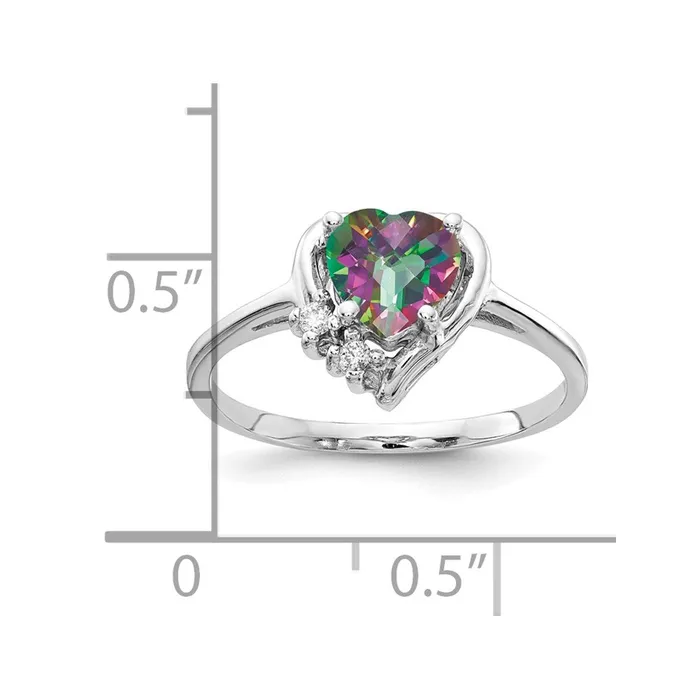 14k White Gold AA Diamond ring Goldia Rings