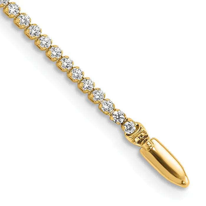 14k Yellow Gold 1 13 Ct Lab Grown Diamond VSSI G 7 inch Tennis Bracelet Goldia Bracelets 14k Yellow Gold 1 13 Ct Lab Grown Diamond VSSI G 7 inch Tennis Bracelet Goldia Bracelets