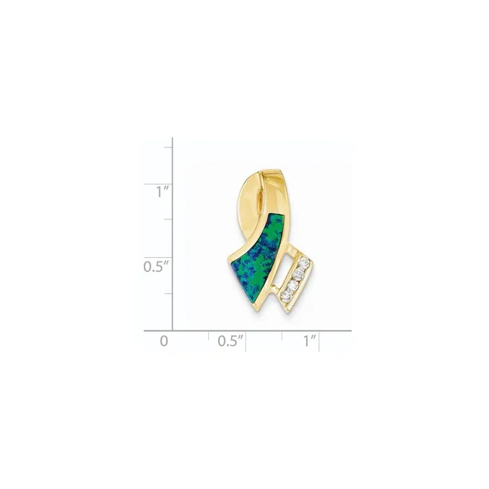 14k Yellow Gold Imitation Opal u0026 Diamond Omega Slide Goldia PreStyled Sets